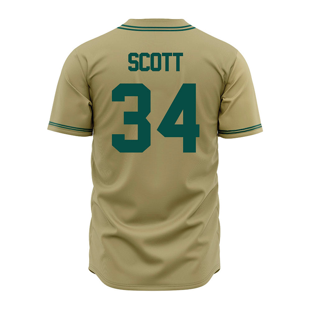 Jacksonville - NCAA Baseball : Brodie Scott - Gold Jersey-1