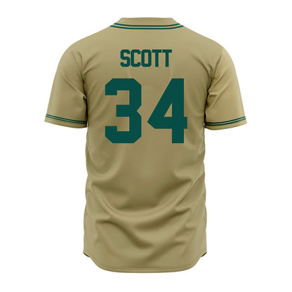 Jacksonville - NCAA Baseball : Brodie Scott - Gold Jersey-1