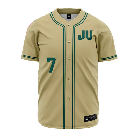 Jacksonville - NCAA Baseball : Logan Hartman - Gold Jersey-0