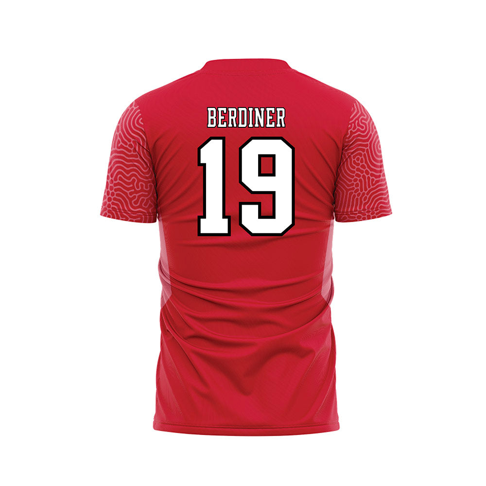 Youngstown State - NCAA Women's Soccer : Emma Berdiner - Red Soccer Jersey-1