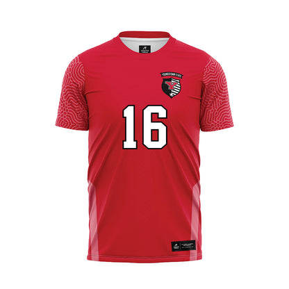 Youngstown State - NCAA Women's Soccer : Sara Felder - Red Soccer Jersey-0