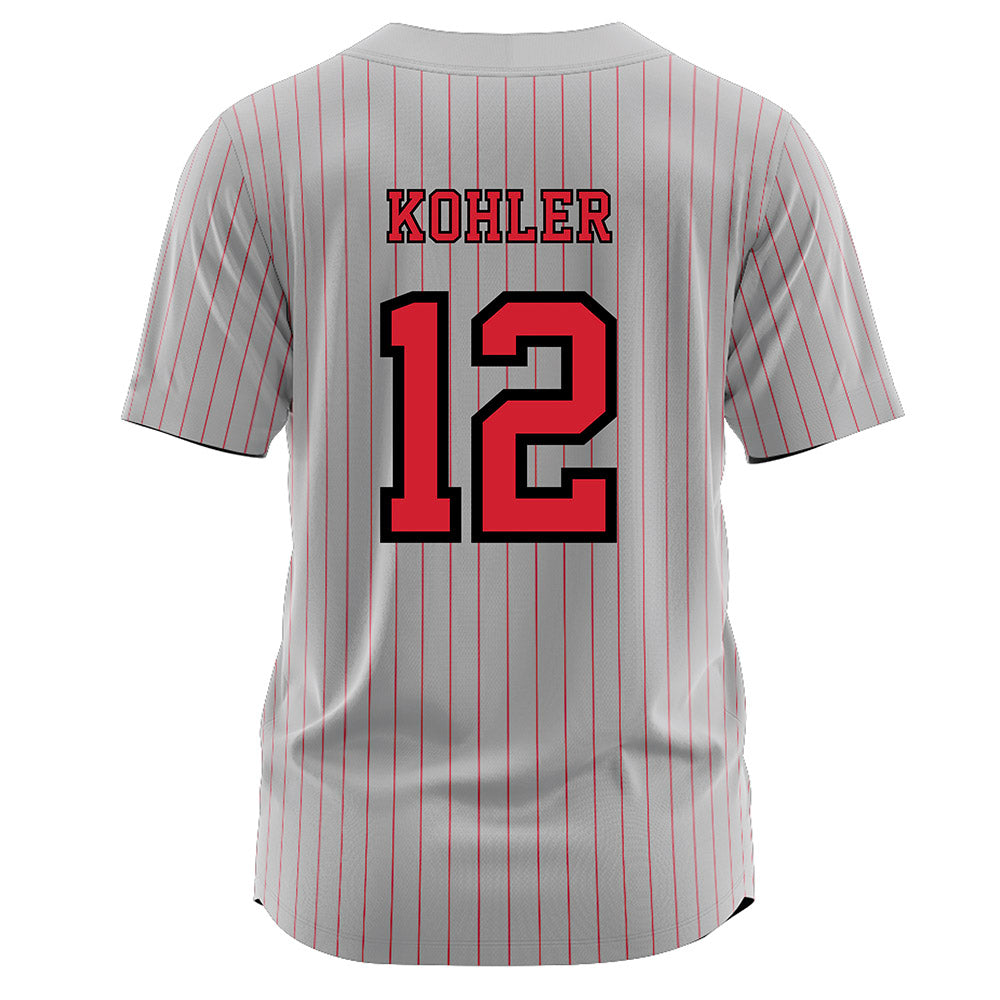 Youngstown State - NCAA Softball : Bree Kohler - Grey Jersey-1
