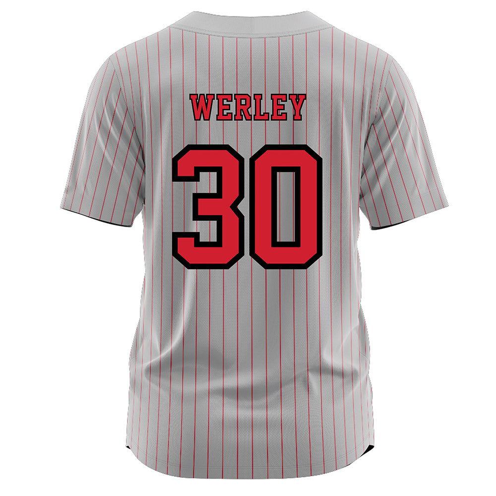 Youngstown State - NCAA Softball : Tatum Werley - Grey Jersey-1