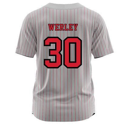 Youngstown State - NCAA Softball : Tatum Werley - Grey Jersey-1
