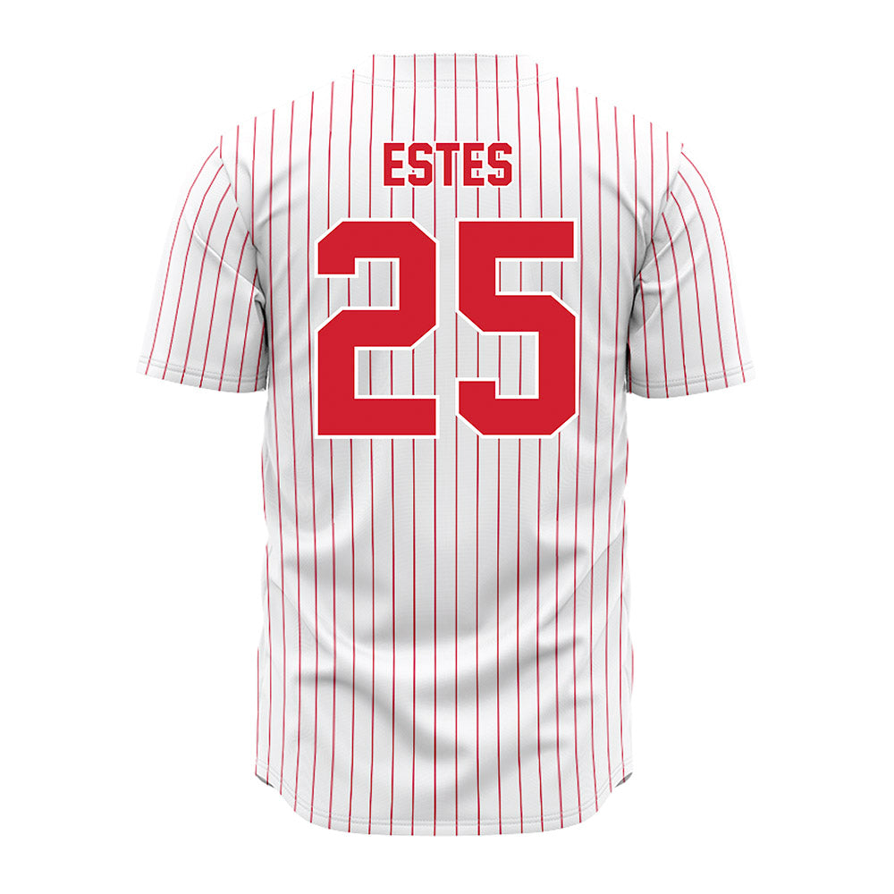 Youngstown State - NCAA Baseball : Sumner Estes - Pinstripe Jersey-1