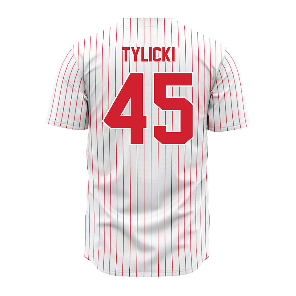 Youngstown State - NCAA Baseball : JJ Tylicki - Pinstripe Jersey-1