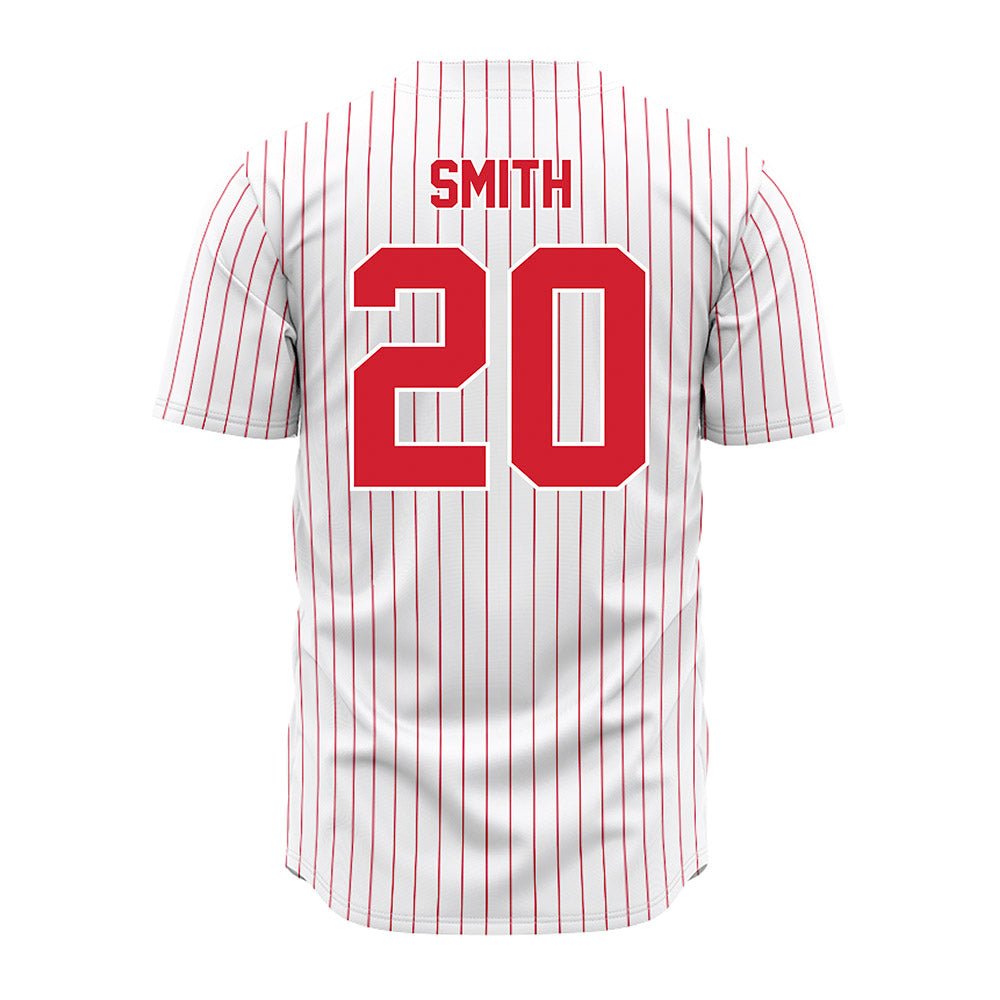 Youngstown State - NCAA Baseball : Cole Smith - Pinstripe Jersey-1