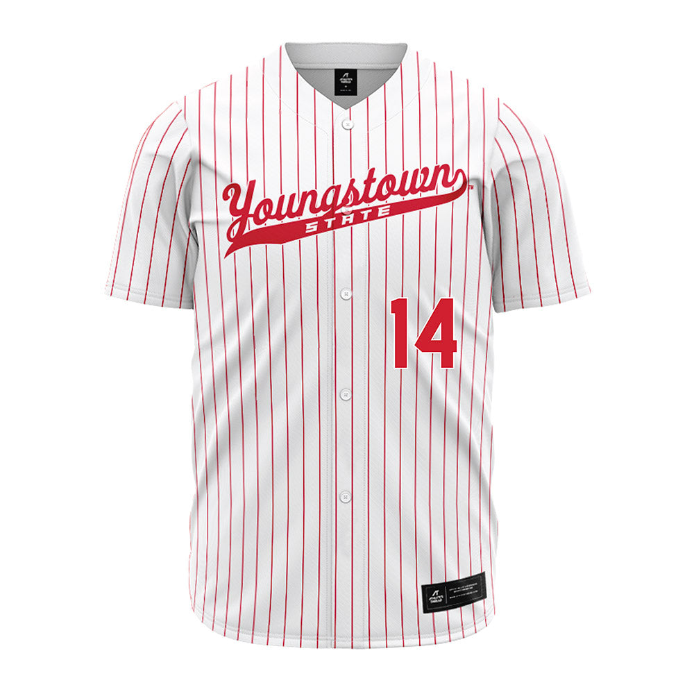 Youngstown State - NCAA Baseball : Ryan DiLullo - Pinstripe Jersey-0
