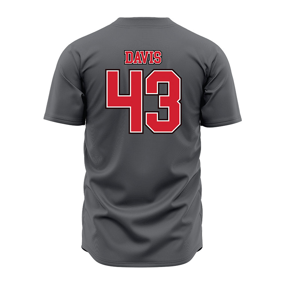 Youngstown State - NCAA Baseball : Braedon Davis - Grey Jersey-1