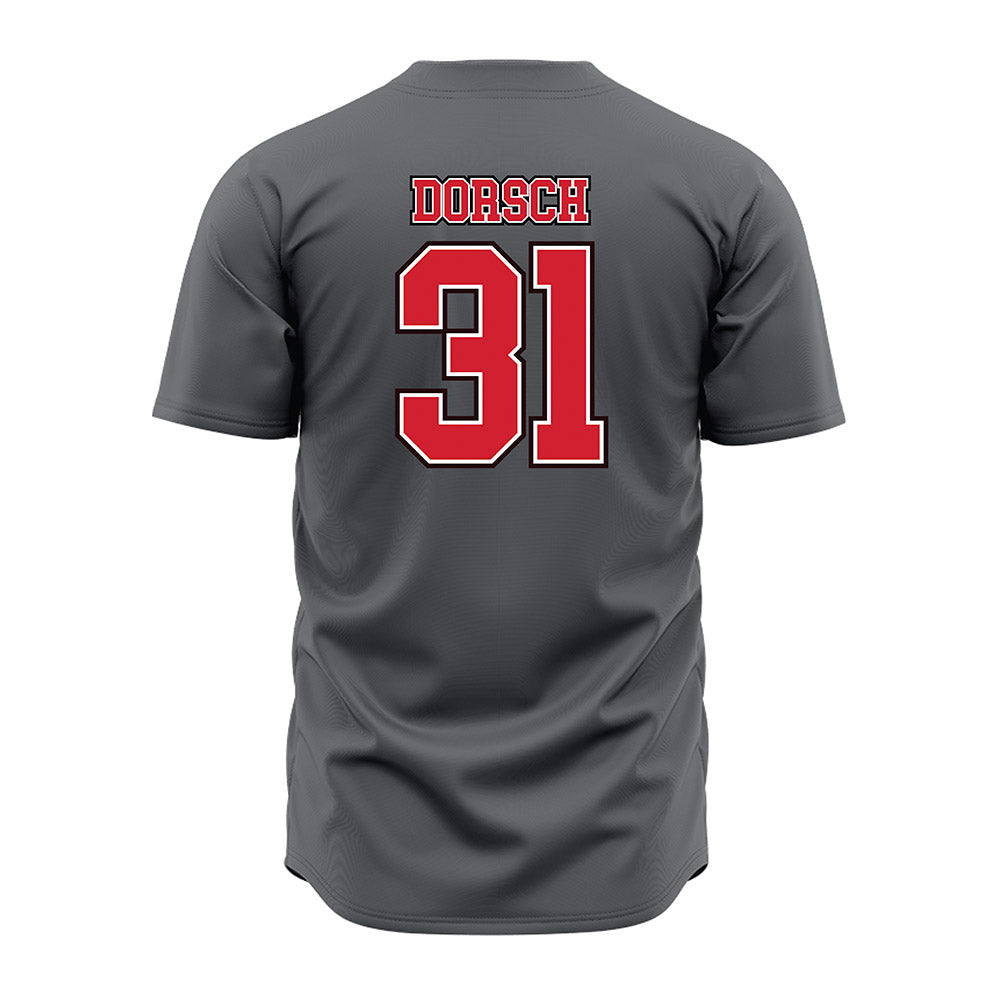 Youngstown State - NCAA Baseball : Aidan Dorsch - Grey Jersey-1