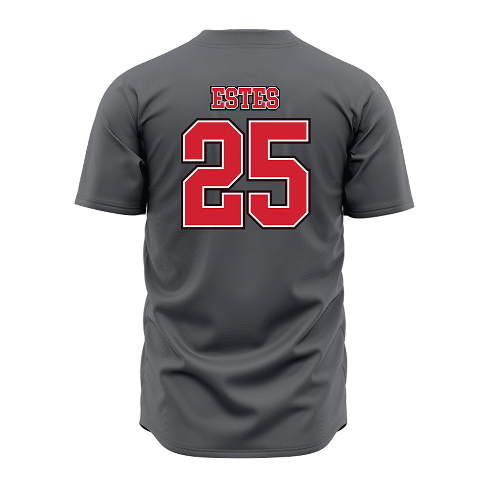 Youngstown State - NCAA Baseball : Sumner Estes - Grey Jersey-1