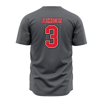 Youngstown State - NCAA Baseball : Jack Johnson - Grey Jersey-1
