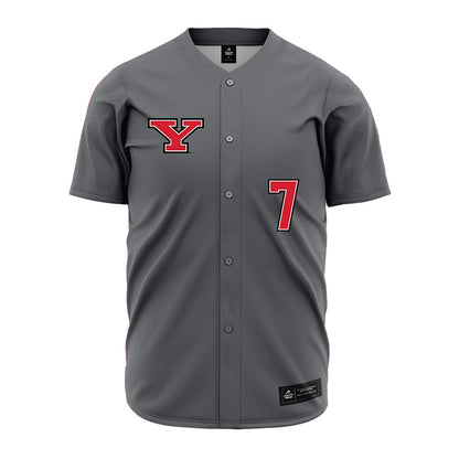 Youngstown State - NCAA Baseball : Kyle Fossum - Grey Jersey-0