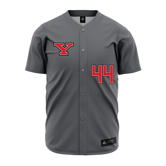 Youngstown State - NCAA Baseball : Banks Cox - Grey Jersey-0