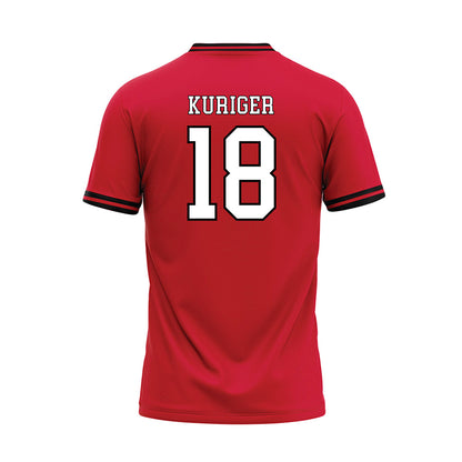 Youngstown State - NCAA Baseball : Brayden Kuriger - Red Jersey-1