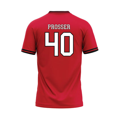 Youngstown State - NCAA Baseball : Braxton Prosser - Red Jersey-1
