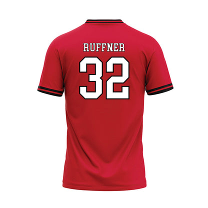 Youngstown State - NCAA Baseball : Teddy Ruffner - Red Jersey-1