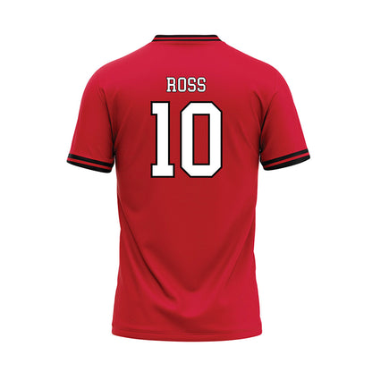 Youngstown State - NCAA Baseball : Nate Ross - Red Jersey-1