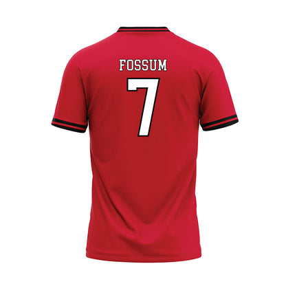 Youngstown State - NCAA Baseball : Kyle Fossum - Red Jersey-1