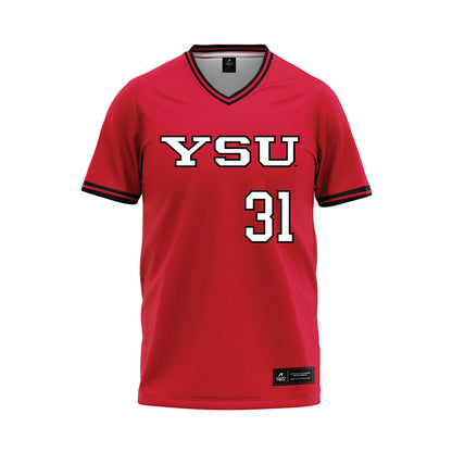 Youngstown State - NCAA Baseball : Aidan Dorsch - Red Jersey-0