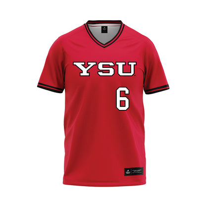 Youngstown State - NCAA Baseball : Tommy Rover - Red Jersey-0