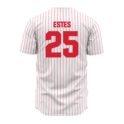 Youngstown State - NCAA Baseball : Sumner Estes - Pinstripe Jersey-1