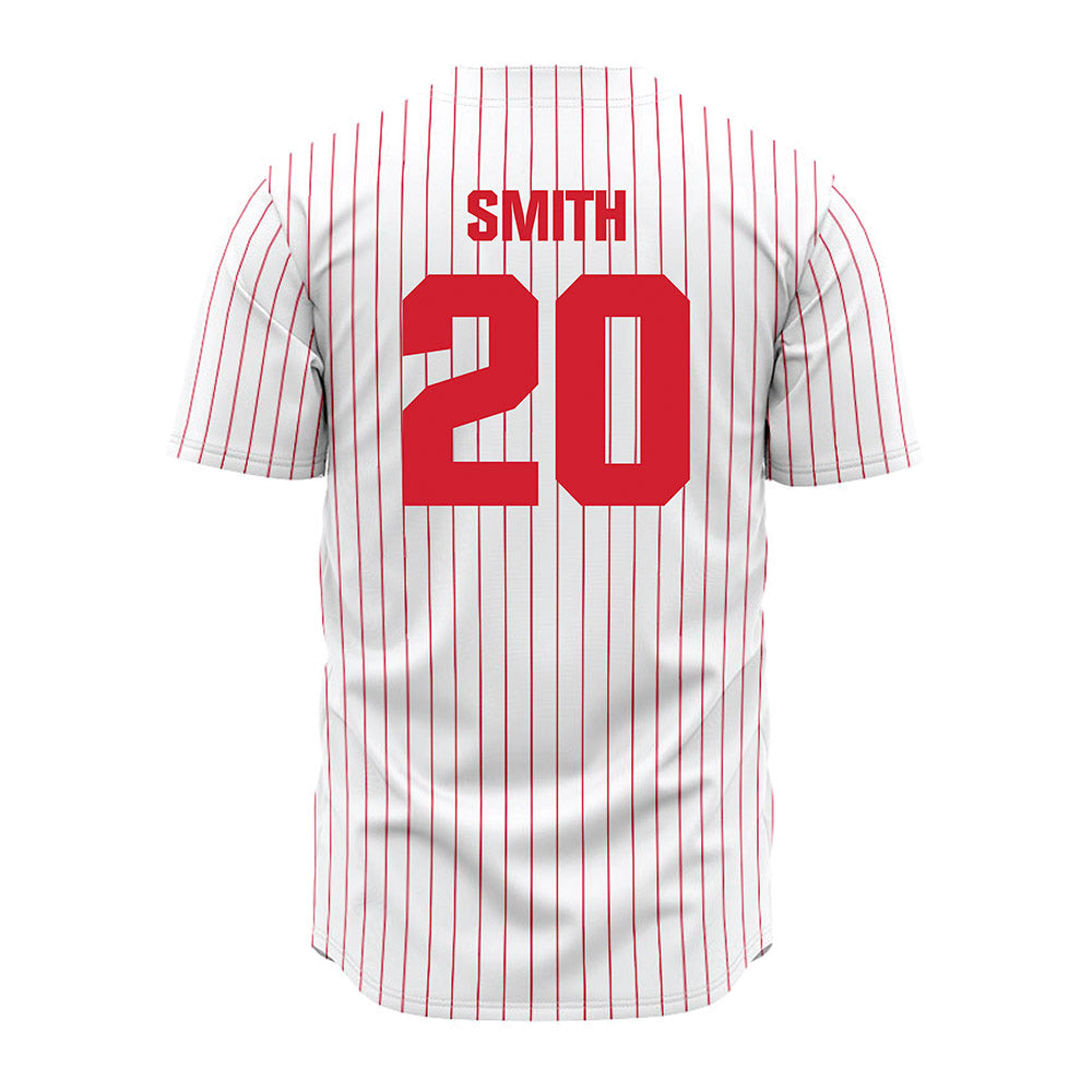 Youngstown State - NCAA Baseball : Cole Smith - Pinstripe Jersey-1
