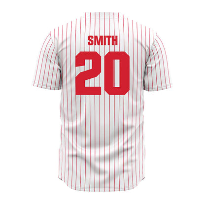 Youngstown State - NCAA Baseball : Cole Smith - Pinstripe Jersey-1