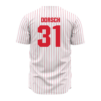 Youngstown State - NCAA Baseball : Aidan Dorsch - Pinstripe Jersey-1