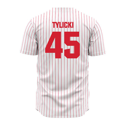 Youngstown State - NCAA Baseball : JJ Tylicki - Pinstripe Jersey-1