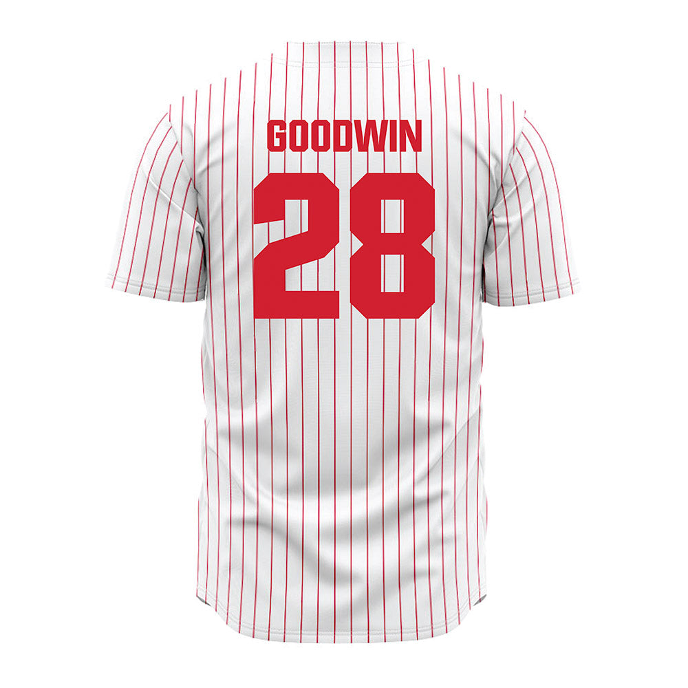 Youngstown State - NCAA Baseball : Nic Goodwin - Pinstripe Jersey-1