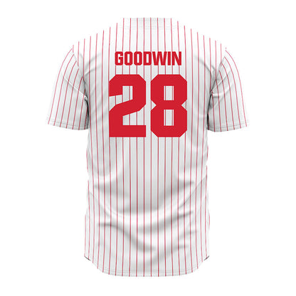 Youngstown State - NCAA Baseball : Nic Goodwin - Pinstripe Jersey-1