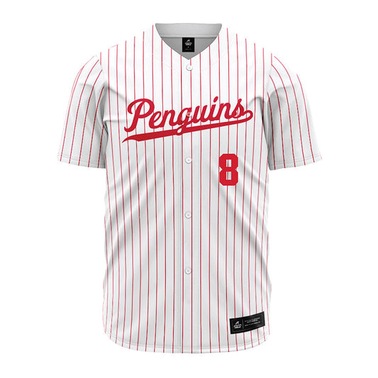 Youngstown State - NCAA Baseball : Brandon Mikos - Pinstripe Jersey-0