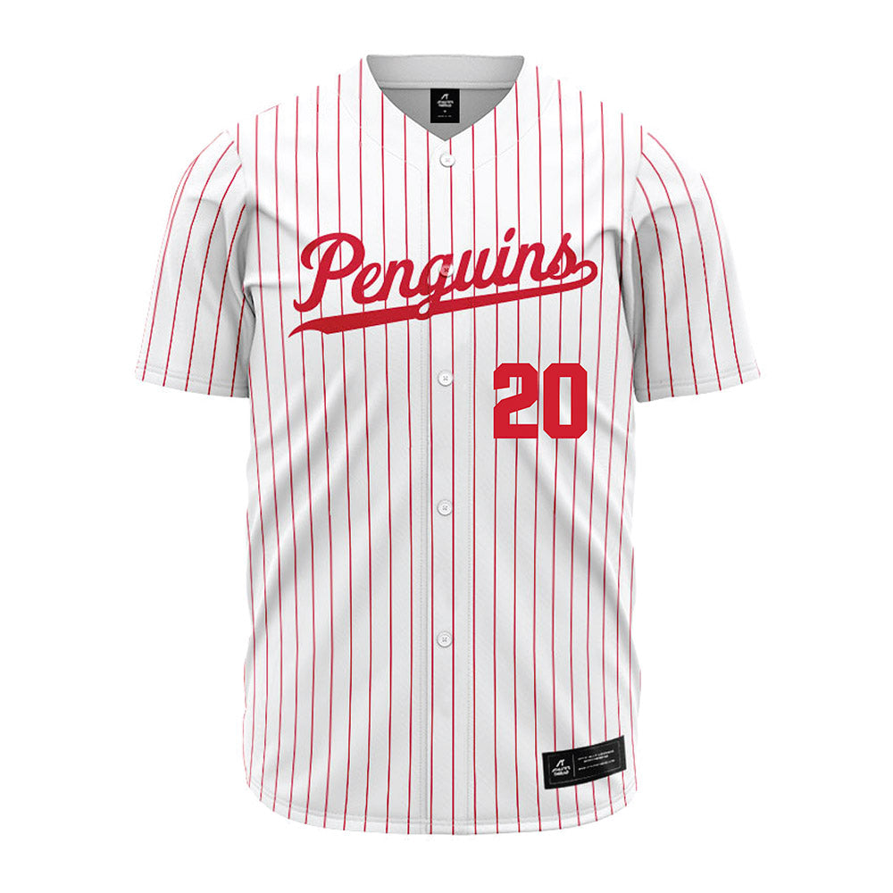 Youngstown State - NCAA Baseball : Cole Smith - Pinstripe Jersey-0
