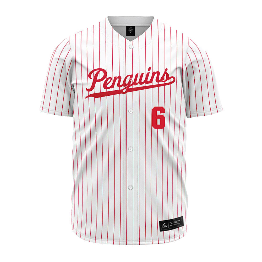 Youngstown State - NCAA Baseball : Tommy Rover - Pinstripe Jersey-0