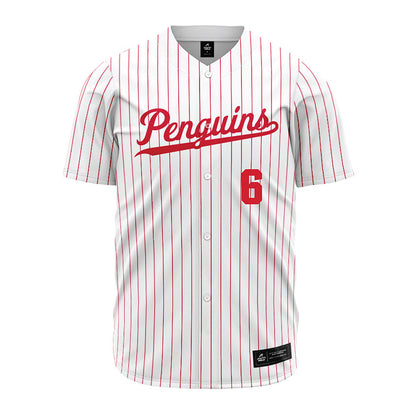 Youngstown State - NCAA Baseball : Tommy Rover - Pinstripe Jersey-0