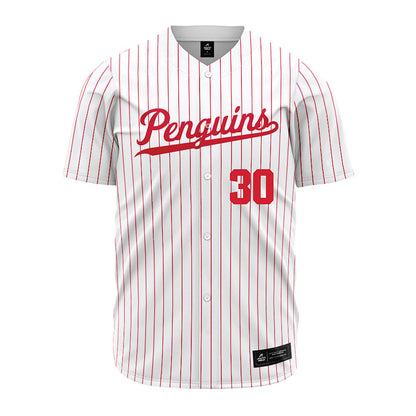 Youngstown State - NCAA Baseball : Jacob Gehring - Pinstripe Jersey-0