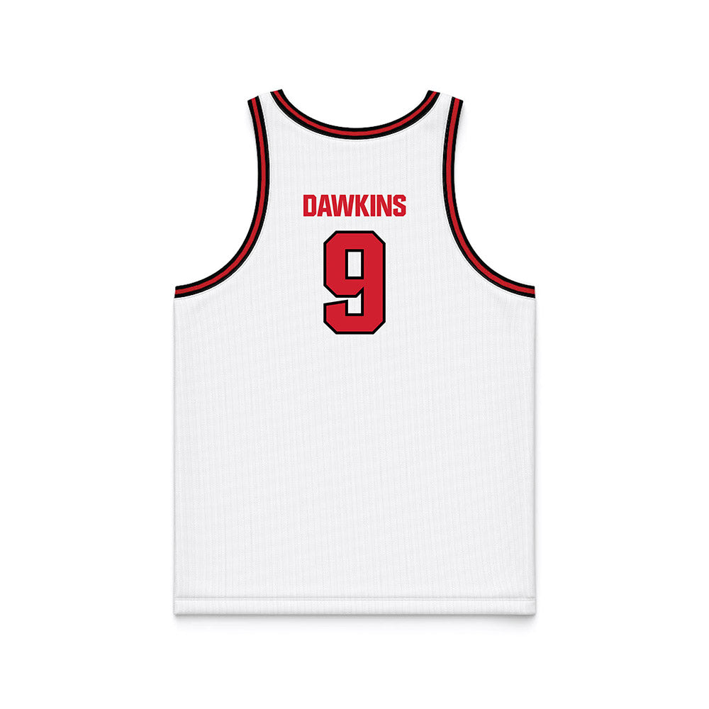 Youngstown State - NCAA Men's Basketball : Bryson Dawkins - White Basketball Jersey-1