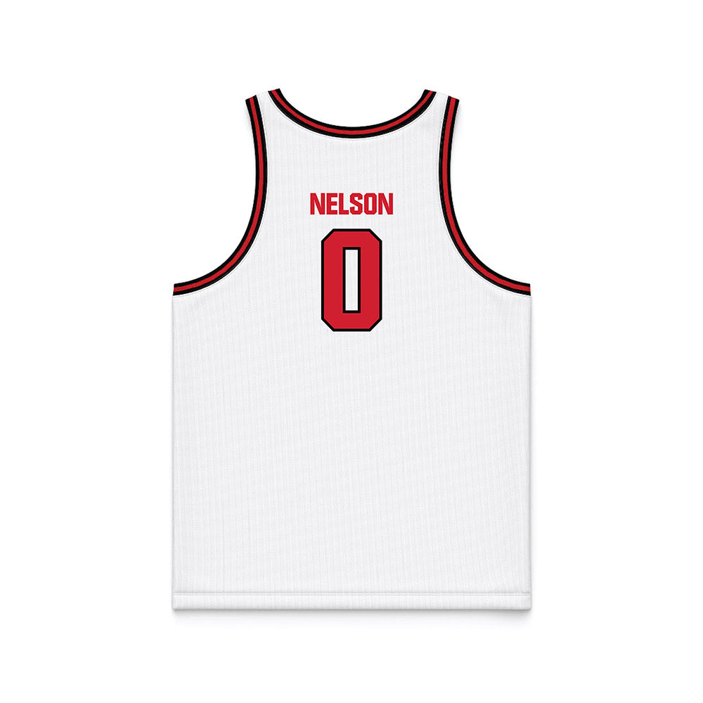 Youngstown State - NCAA Men's Basketball : Jason Nelson - White Basketball Jersey-1