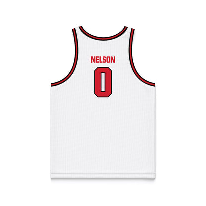 Youngstown State - NCAA Men's Basketball : Jason Nelson - White Basketball Jersey-1