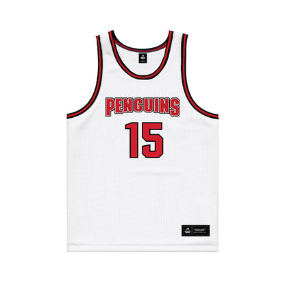 Youngstown State - NCAA Men's Basketball : Cris Carroll - White Basketball Jersey-0