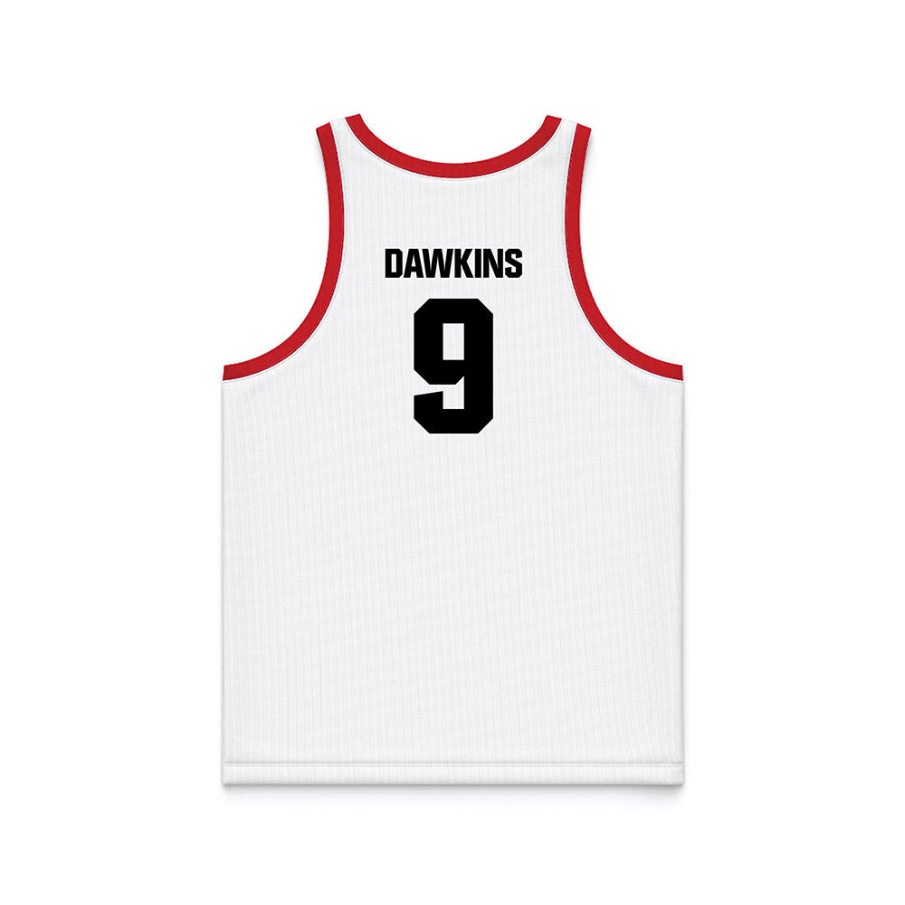 Youngstown State - NCAA Men's Basketball : Bryson Dawkins - White Basketball Jersey-1
