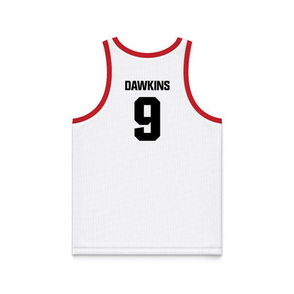 Youngstown State - NCAA Men's Basketball : Bryson Dawkins - White Basketball Jersey-1