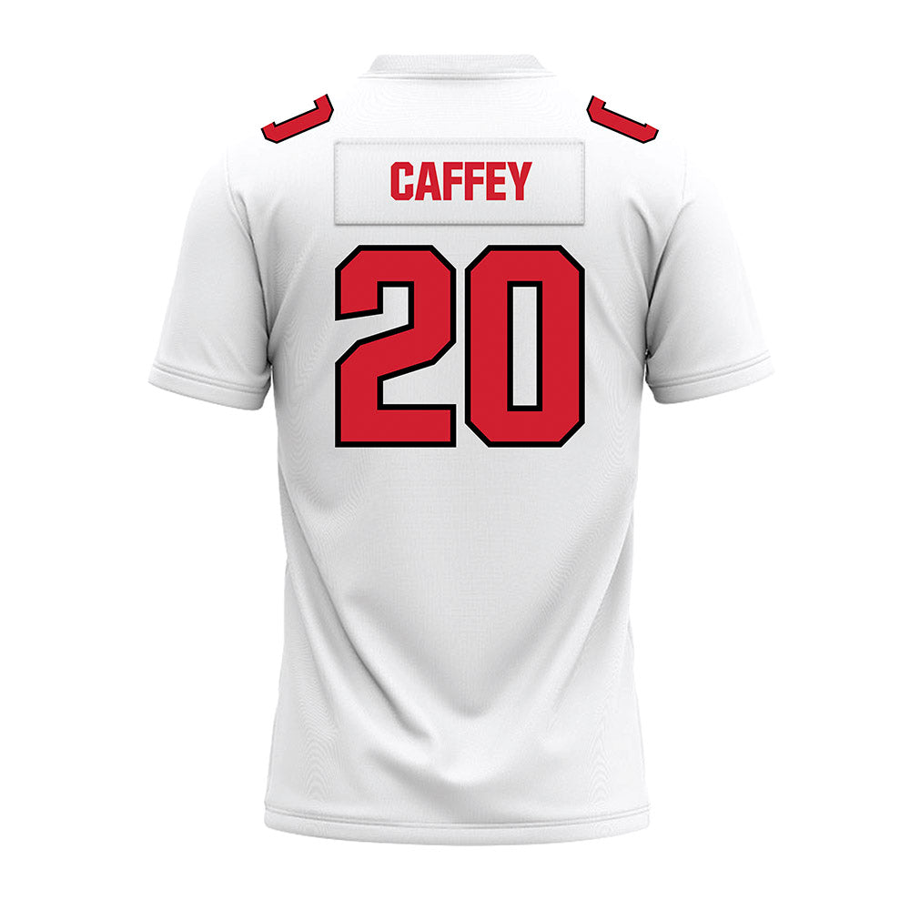 Youngstown State - NCAA Football : Tc Caffey - White Premium Football Jersey-1