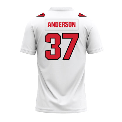 Youngstown State - NCAA Football : Evan Anderson - White Premium Football Jersey-1