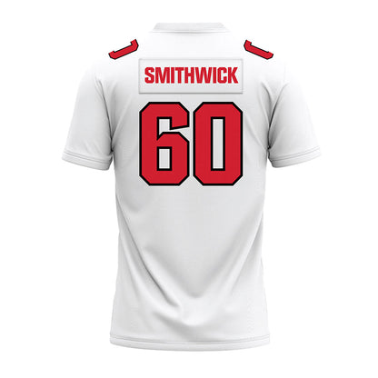 Youngstown State - NCAA Football : Najwan Smithwick - White Premium Football Jersey-1