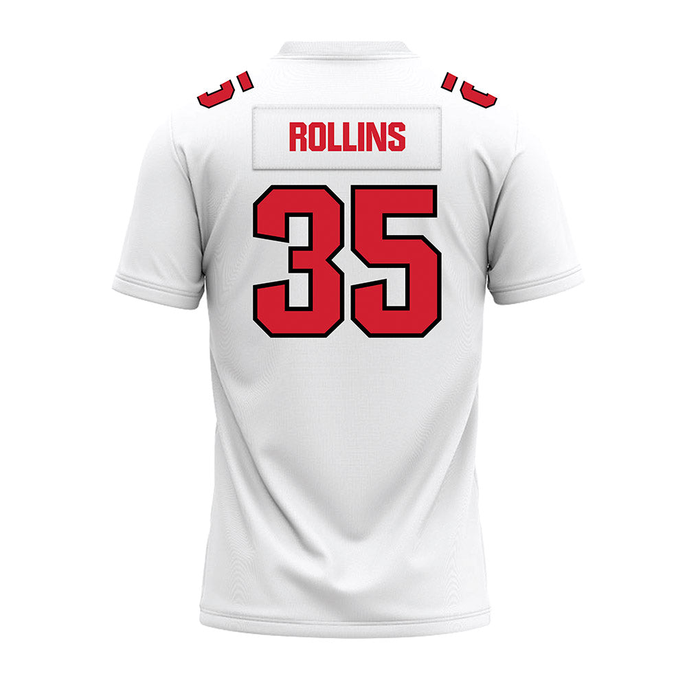 Youngstown State - NCAA Football : Graydon Rollins - White Premium Football Jersey-1