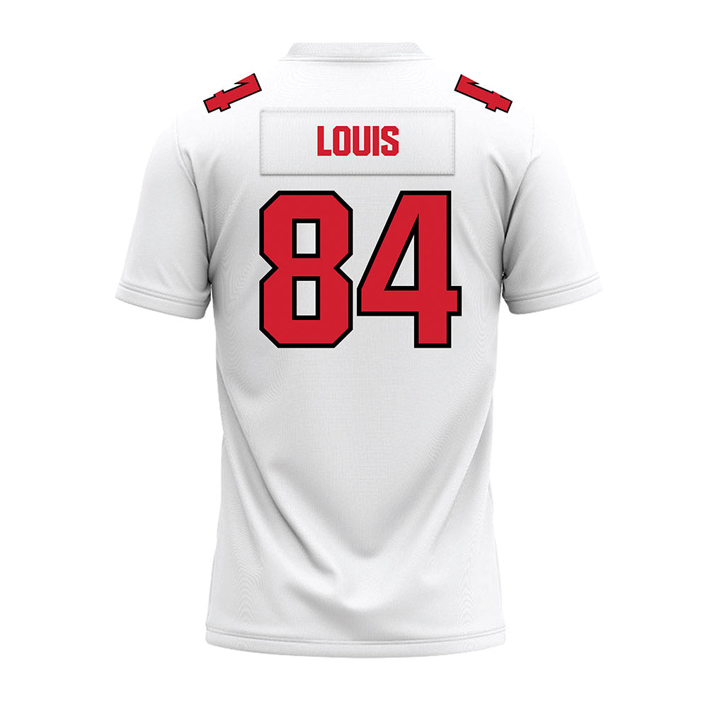 Youngstown State - NCAA Football : Emy Louis - White Premium Football Jersey-1