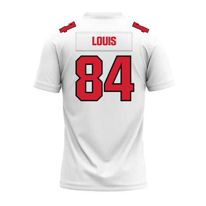 Youngstown State - NCAA Football : Emy Louis - White Premium Football Jersey-1