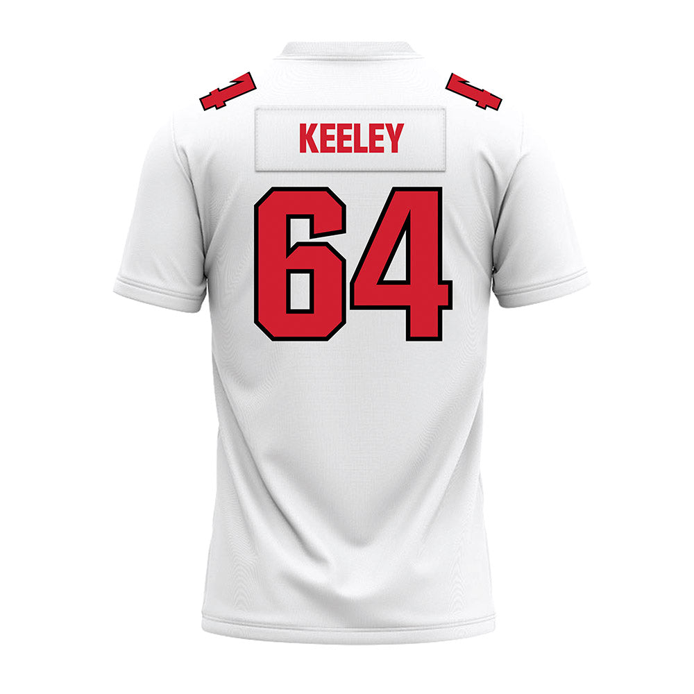 Youngstown State - NCAA Football : Matthew Keeley - White Premium Football Jersey-1